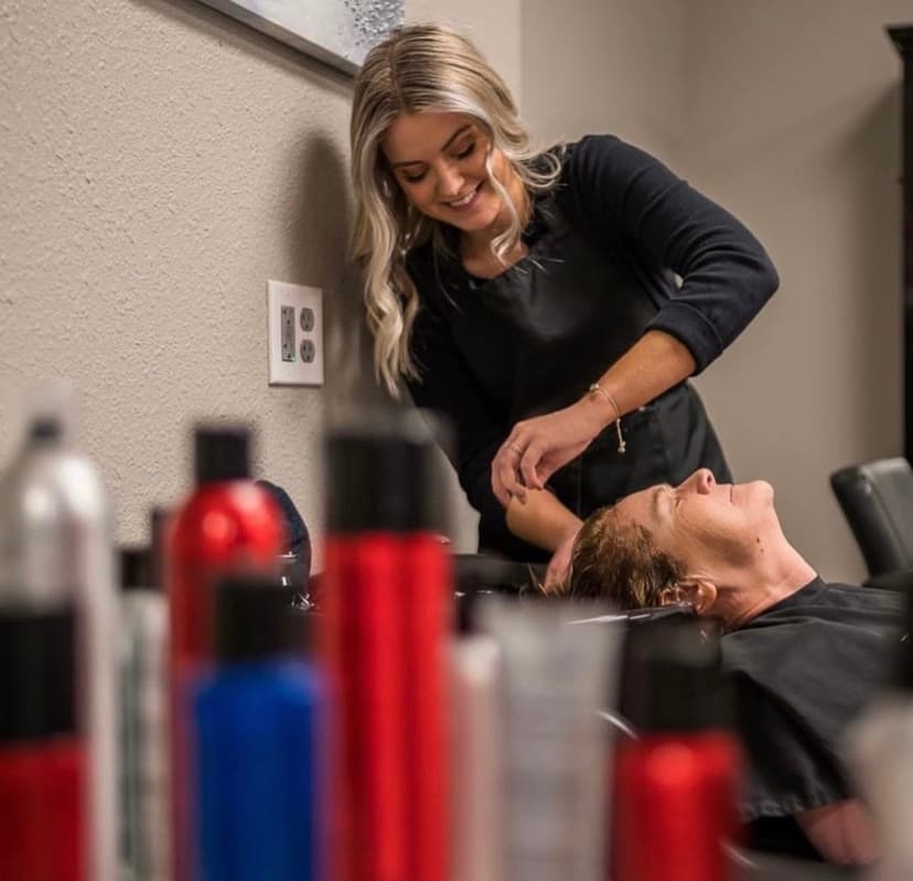 Hair styling by Trina at M-Power