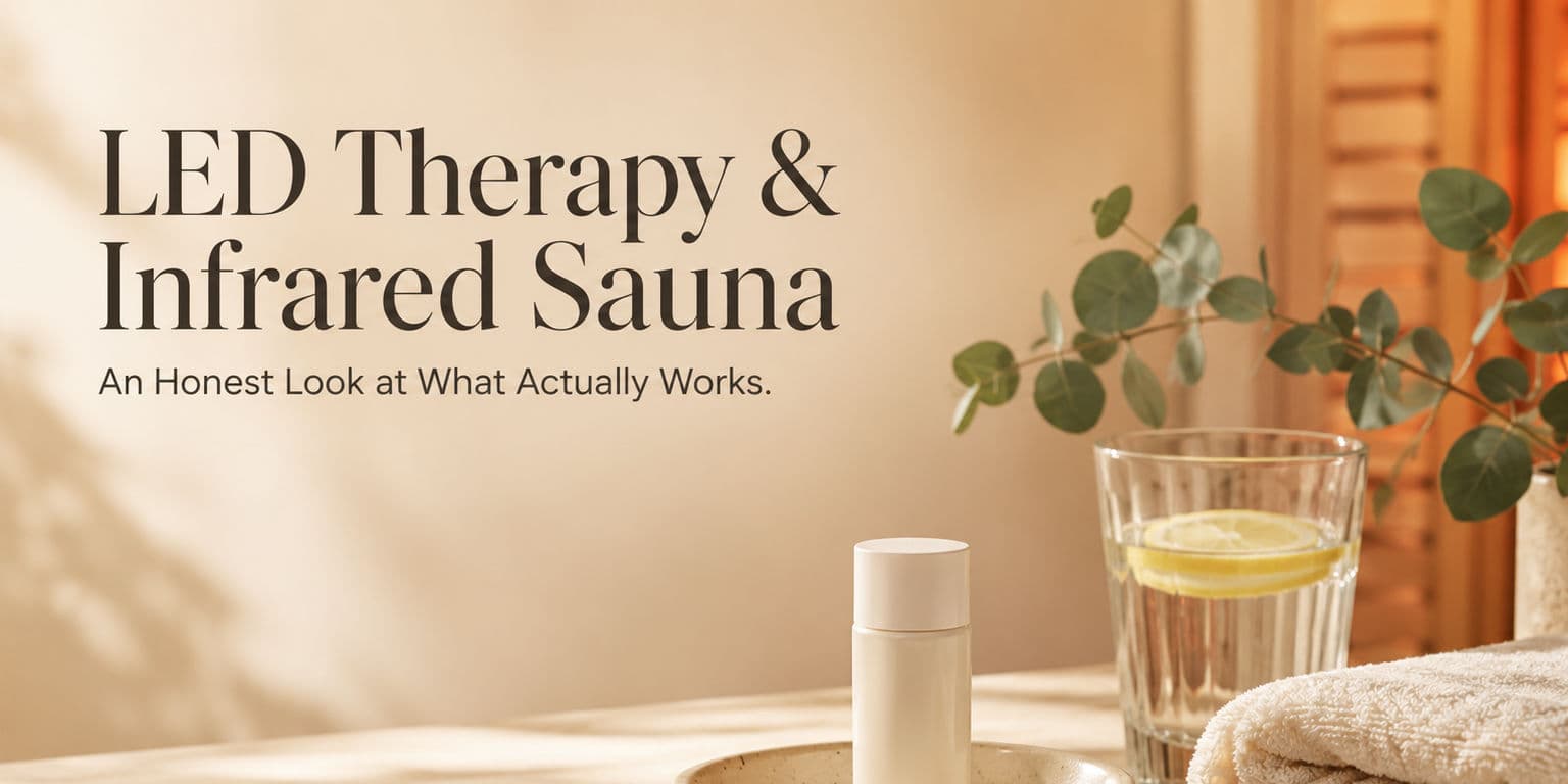 Cover Image for LED Light Therapy and Infrared Sauna: An Honest Look at What Actually Works